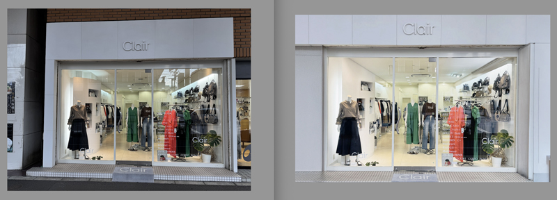 お写真加工before&after